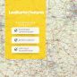 Preview: Eigenschaften Sachsen-Anhalt Straßenkarte PLZ 5-stellig (105x136 cm) papier gerollt
