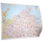 Preview: Die Mecklenburg-Vorpommern Postleitzahlenkarte PLZ 5-stellig (138x102 cm) als Papierkarte